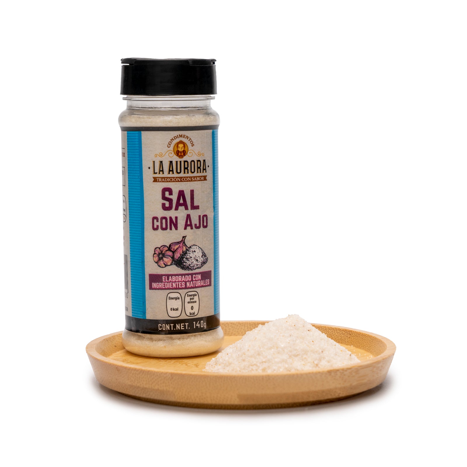 Sal con Ajo La Aurora Pack 3 pz